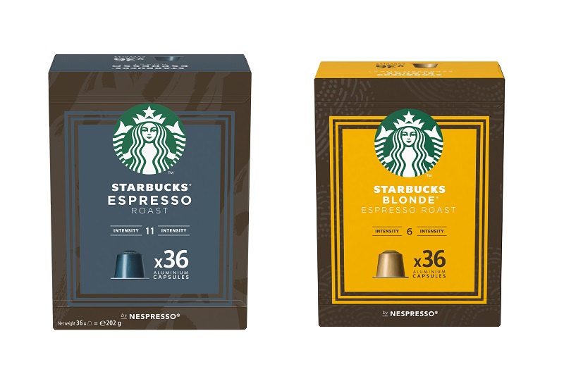 Le nuove confezioni da 36 capsule di Starbucks